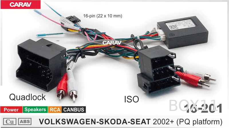������ VW Golf 5 Skoda Rapid Canbus 16-201