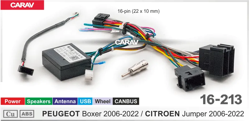 ������ Peugeot Boxer 2006-2022 16-213 / CITROEN Jumper 2006-2022 canbus 16-213