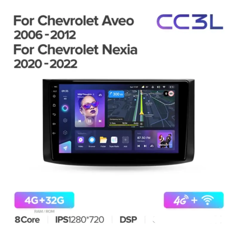 ��������� Chevrolet Aveo T250 Teyes CC3L 4+32