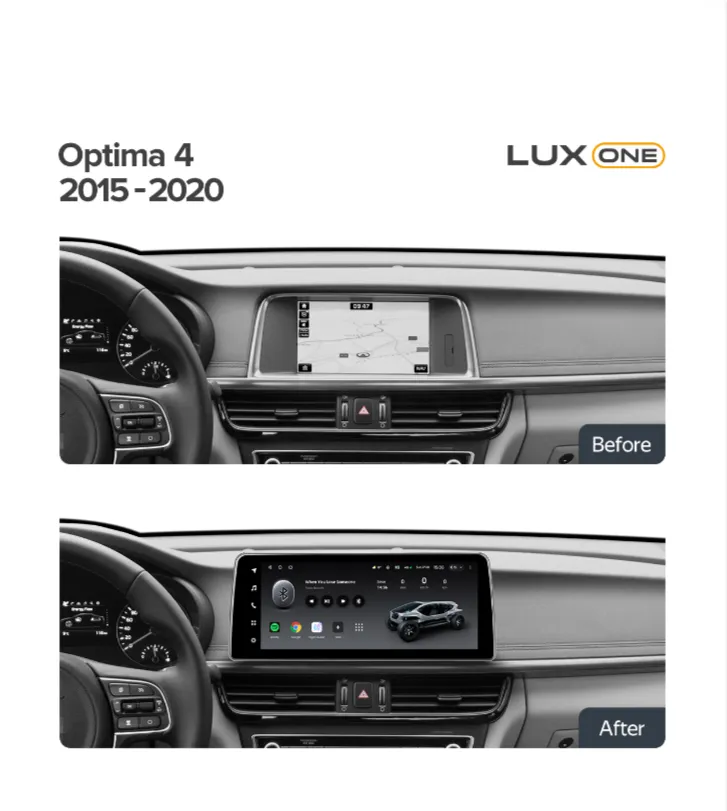 ��������� LUX ONE 12.3  Kia Optima 4 JF 2015-2020 � 6+128