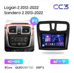 ��������� Renault Logan 9* 2013+ Teyes CC3 4+32 CANBUS