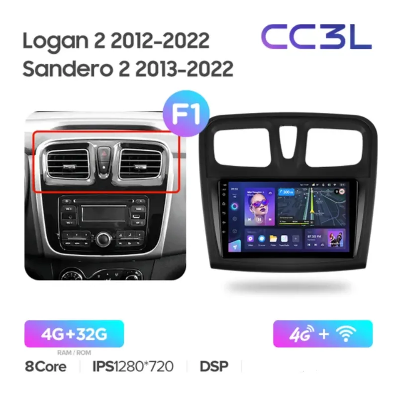 ��������� Renault Logan 9* 2013+ Teyes CC3L 4+32