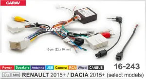 ������ Renault 2015+ canbus Simpl Soft 16-243