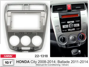 ���������� ����� Honda City 2008-14 ����������� / ����� ���� 10.1* 22-1318