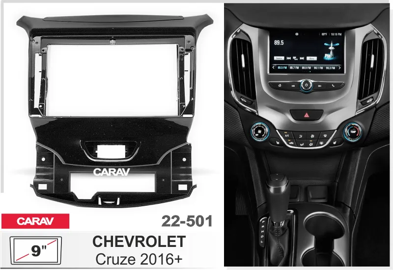 ���������� ����� Chevrolet Cruz 2016+ 9*  22-501