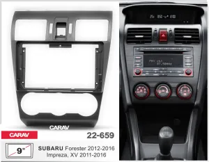 ���������� ����� Subaru Forester 2012-16, Impreza, XV 2011-16 9* 22-659