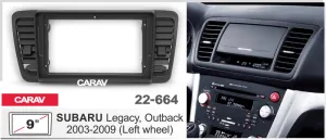 ���������� ����� Subaru Legacy, Outback 2003-09 9* 22-664