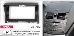 ���������� ����� MERCEDES-BENZ C-klasse (W204) 2007-2011 9* 22-702
