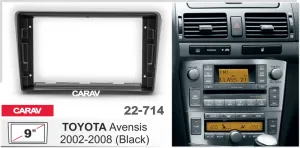 ���������� ����� Toyota Avensis 2002-08 black 9*  22-714
