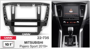���������� ����� Mitsubishi Pajero Sport 2019+ 10.1*  22-735