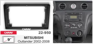 ���������� ����� Mitsubishi Outlander 2002-2008 9* 22-950