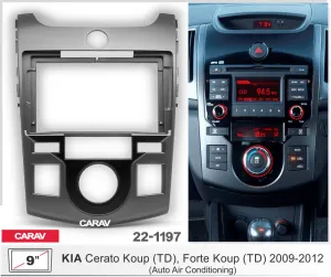 ���������� ����� Kia Cerato Koup (TD), Forte Koup (TD) 2009-2012 (Auto A/C) 9* 22-1197