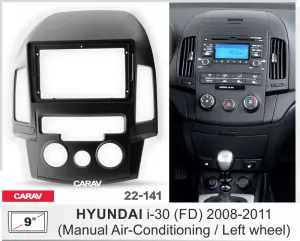 ���������� ����� Hyundai i-30 (FD) 2008-2011 ���� ����� / ��� ������-�������� 9* 22-141