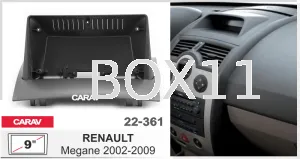 ���������� ����� Renault Megane 2002-2009 9* 22-361/TK0717