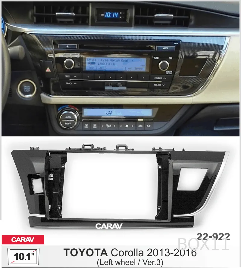 ���������� ����� Toyota Corolla 2013-16 V3 10.1* 22-922