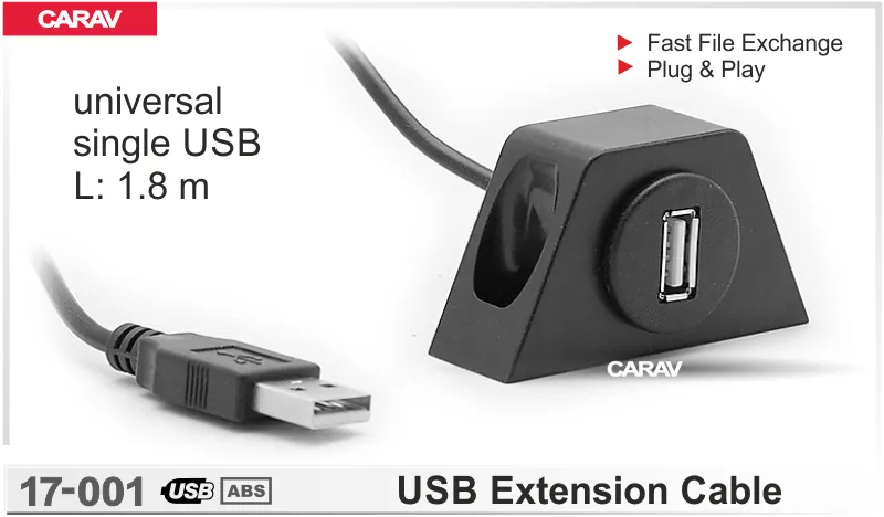 ������ USB Extension Cable / 1 port / universal / 1.8 m 17-001